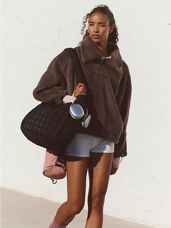 Free People Jackets & Blazers - Free people Alpine Faux Fur Half-Zip